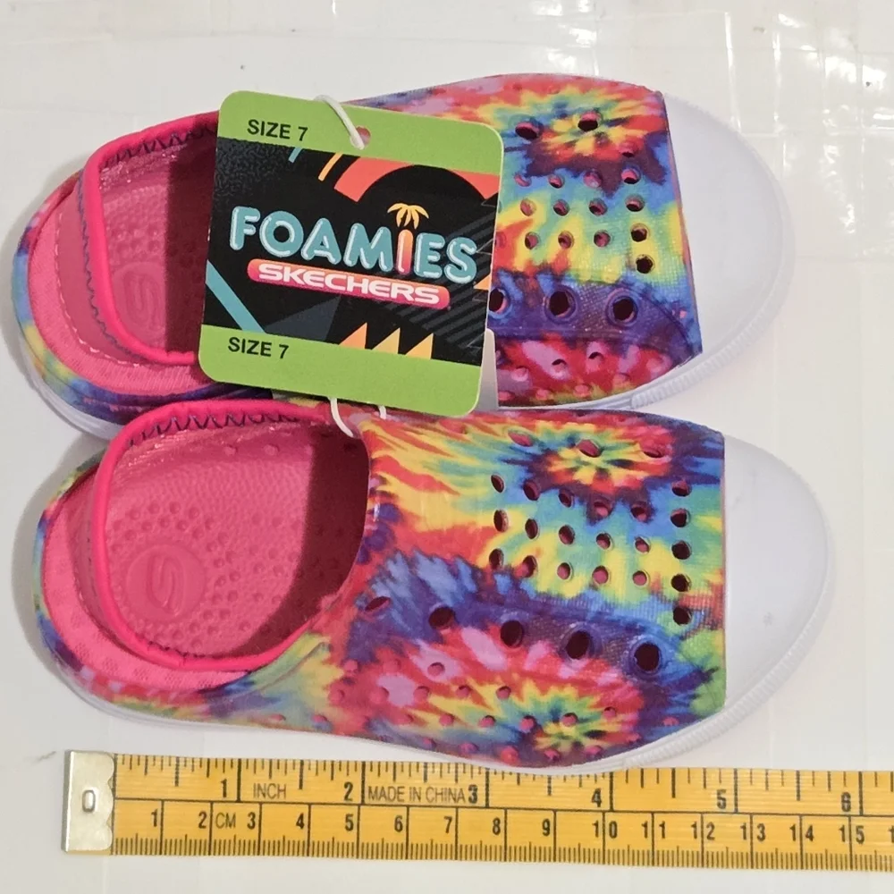Skechers Foamies Guzman Steps Aqua‎ Surge Tie-Dye Water Shoes Kids